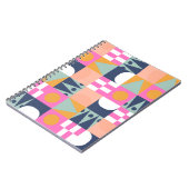 Afrikaans kleurenblok, geometrisch patroon. notitieboek (Linkerzijde)