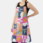 Afrikaans kleurenblok, geometrisch patroon. schort (Insitu)