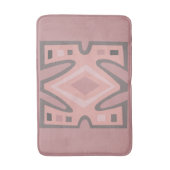 Afrikaans kleurrijk modern patroon badmat (Voorkant Verticaal)