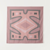 Afrikaans kleurrijk modernistisch patroon wandkleed (Voorkant (horizontaal))