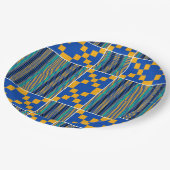 Afrikaans kleurrijk papieren bordje (Gekanteld)