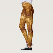 Afrikaans Koffiebruin Lovely Clothing Vrouwpatroon Leggings (Links)
