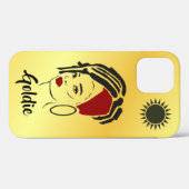  Afrikaans Koningin Apple IPhone 12 Hoesje (Achterkant (horizontaal))