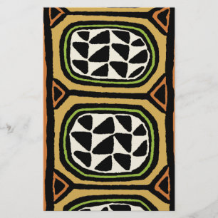 Afrikaans Kuba Textielontwerp Briefpapier