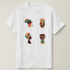 Afrikaans kunst heren T-shirt