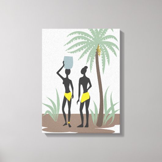 Afrikaans kunstcanvas canvas afdruk (Voorkant)