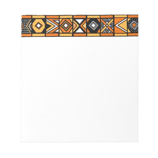 Afrikaans kunstpatroon notitieblok (Voorkant)