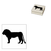 afrikaans kunstzegel voor de leeuw rubberstempel (Gestempeld)