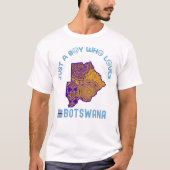 Afrikaans land in Botswana T-shirt (Voorkant)
