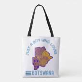 Afrikaans land in Botswana Tote Bag (Achterkant)