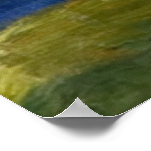 Afrikaans landschap, abstracte kunst door August M Poster (Hoek)