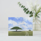 Afrikaans landschap briefkaart (Staand voorkant)
