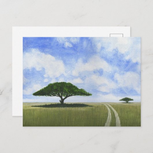 Afrikaans landschap briefkaart (Voorkant / Achterkant)