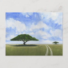 Afrikaans landschap briefkaart