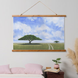 Afrikaans landschap hangend wandkleed