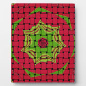 Afrikaans liefgeweven rood ontwerp fotoplaat (Voorkant)