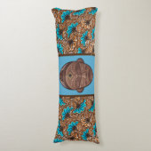 Afrikaans Long Wax Lichaamskussen (Voorkant Verticaal)