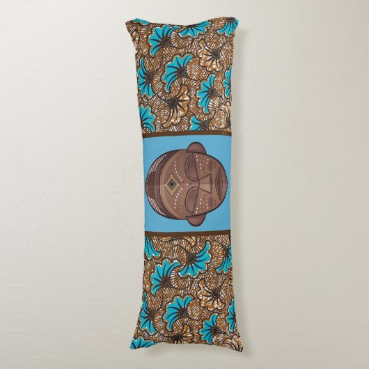 Afrikaans Long Wax Lichaamskussen (Voorkant Verticaal)