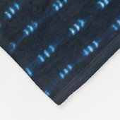 Afrikaans (Mali) patroon Indigo | Fleece Deken (Hoek)