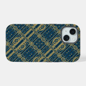 Afrikaans Mali-patroon iPhone 15 Case (Achterkant horizontaal)