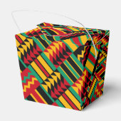 Afrikaans mandje weave Pride Red Yellow Green Blac Bedankdoosjes (Achterkant)