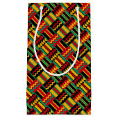 Afrikaans mandje weave Pride Red Yellow Green Blac Klein Cadeauzakje (Voorkant)