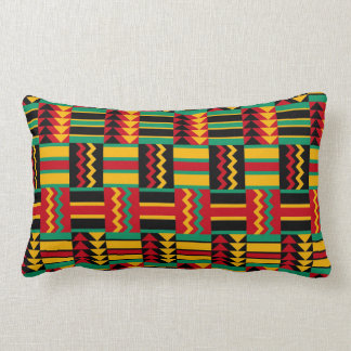 Afrikaans mandje weave Pride Red Yellow Green Blac Kussen