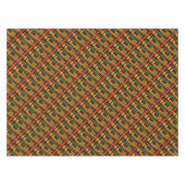 Afrikaans mandje weave Pride Red Yellow Green Blac Tafelkleed (Voorkant (Horizontaal))