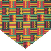 Afrikaans mandje weave Pride Red Yellow Green Blac Tafelkleed (Gekanteld)