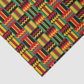 Afrikaans mandje weave Pride Red Yellow Green Blac Tissuepapier (Detail)