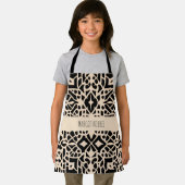 Afrikaans Marokko beige geometrisch patroon Schort (Insitu)