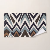 Afrikaans marokko driehoek geometrisch bruin patro bad handdoek (Handdoek)