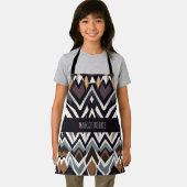 Afrikaans marokko driehoek geometrisch bruin patro schort (Insitu)