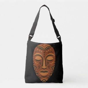 Afrikaans masker crossbody tas