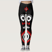 afrikaans masker leggings (Voorkant)