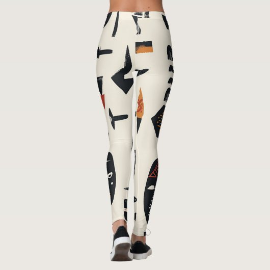 Afrikaans masker leggings (Achterkant)