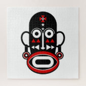 afrikaans masker legpuzzel (Verticaal)