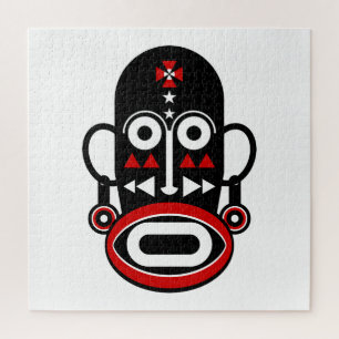 afrikaans masker legpuzzel