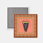 Afrikaans masker magneet (Voorkant / Achterkant)