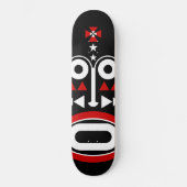 afrikaans masker persoonlijk skateboard (Voorkant)