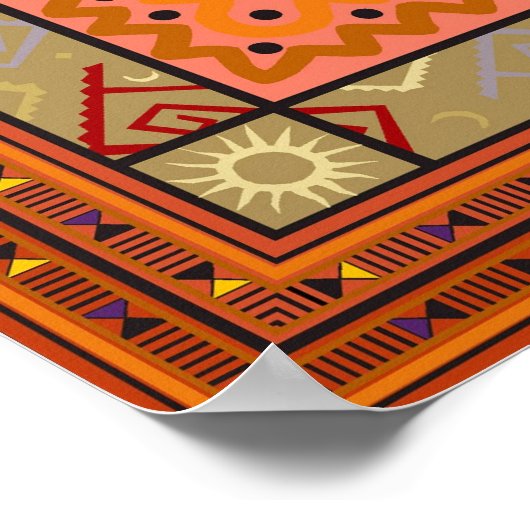 Afrikaans masker poster (Hoek)