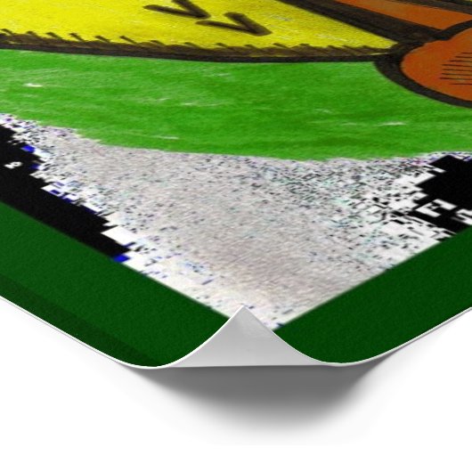 Afrikaans masker poster (Hoek)