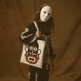 Afrikaans masker tote bag