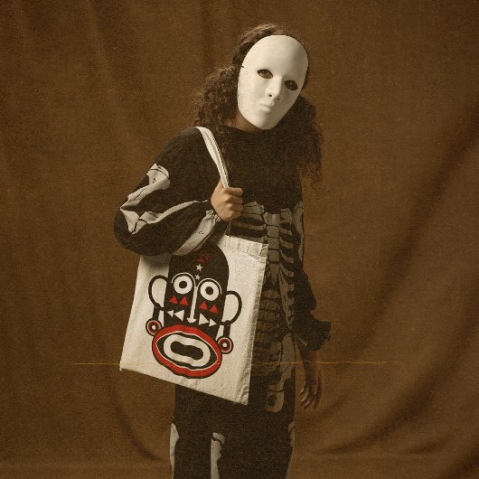 Afrikaans masker tote bag