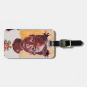 Afrikaans meisje bagagelabel (Voorkant horizontaal)