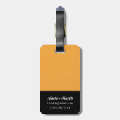 Afrikaans meisje bagagelabel (Achterkant verticaal)