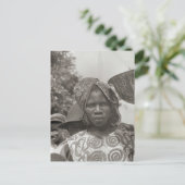 Afrikaans meisje Briefkaart (Staand voorkant)