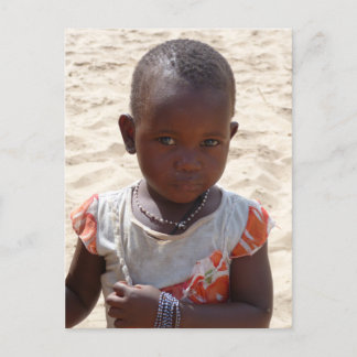 Afrikaans meisje briefkaart