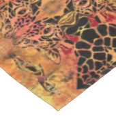 Afrikaans Meisje en Giraffe Tafelkleed (Gekanteld)