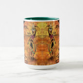 Afrikaans meisje en Giraffe - Vrienden - Kunstteke Mok (Midden)